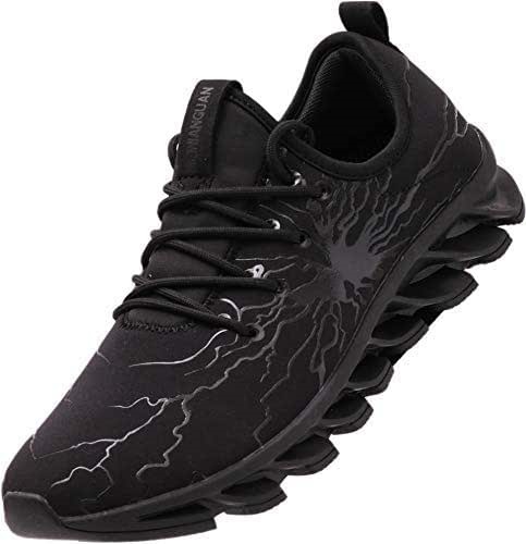 Air Jordan Australia BRONAX Men Tennis Shoes Graffiti Comfy Fashion Athletics Walking Sneakers All Black